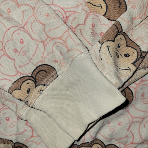 Aéropostale Printed Monkey Zip Hoodie - Picture 6 of 7